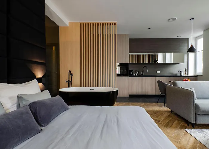 Lupoapartments Z Jacuzzi Pole Dance Leczycka 29 Klimatyzacja Parking Dostep Na Kod Lejlighed Łódź