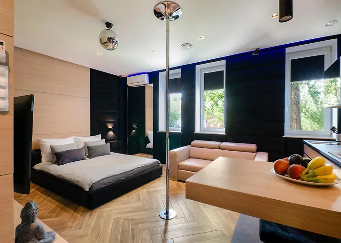 Lupoapartments Z Jacuzzi Pole Dance Leczycka 29 Klimatyzacja Parking Dostep Na Kod * Łódź