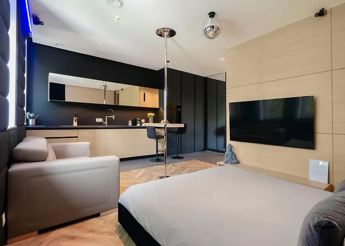 Lupoapartments Z Jacuzzi Pole Dance Leczycka 29 Klimatyzacja Parking Dostep Na Kod Łódź