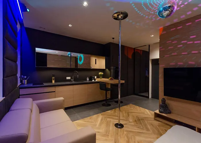 Lupoapartments Z Jacuzzi Pole Dance Leczycka 29 Klimatyzacja Parking Dostep Na Kod Łódź